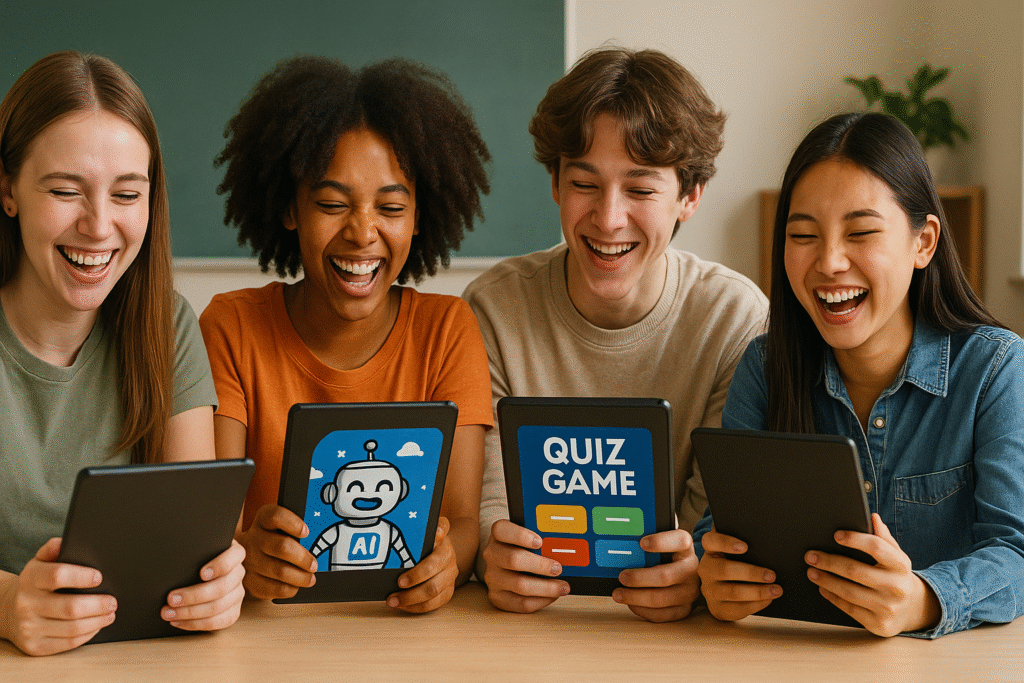 Creative learning using AI tools for students