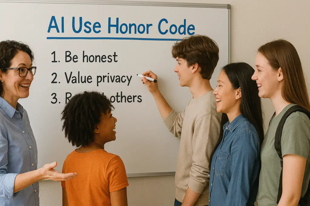 Safe and ethical use of AI tools for students in classrooms
